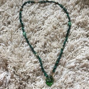 New Handmade Necklace | Beaded Heart Penda…